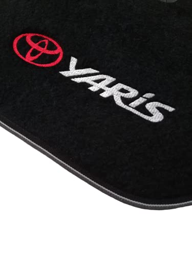 Tapete Yaris Sedan e Hatch Toyota Carpete Exclusive 5mm 2018 até 2023