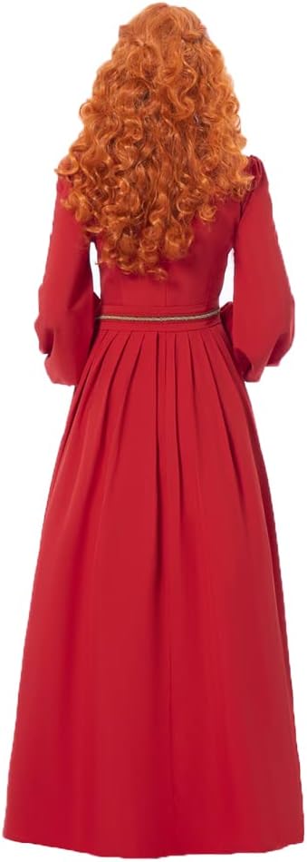 Women's Princess Bride Costume Buttercup Red Dress Cosplay Costume Halloween