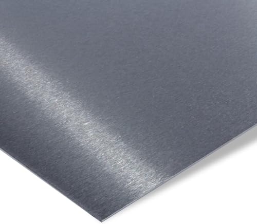 ZUSCHNITTPROFI.DE® Blech-Zuschnitt Edelstahl V2A K240, Format: Wunschmaß bis 30 x 50 cm, Stärke 1,5mm, entgratet, gratfrei, gebürstete Oberfläche, einseitig Schutzfoliert, gefertigt in Deutschland ZUSCHNITTPROFI.DE® Blech-Zuschnitt Edelstahl V2A K240, Format: Wunschmaß bis 30 x 50 cm, Stärke 1,5mm, entgratet, gratfrei, gebürstete Oberfläche, einseitig Schutzfoliert, gefertigt in Deutschland