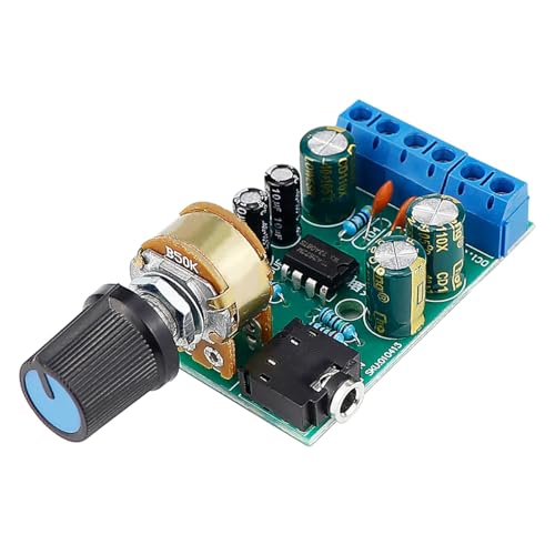 UPIQNG DC 1.8-12V Amplifier Board TDA2822M Mini Power Amp Module Board 2.0 Dual Channel Digital Audio Amplifier Board 52 * 31MM