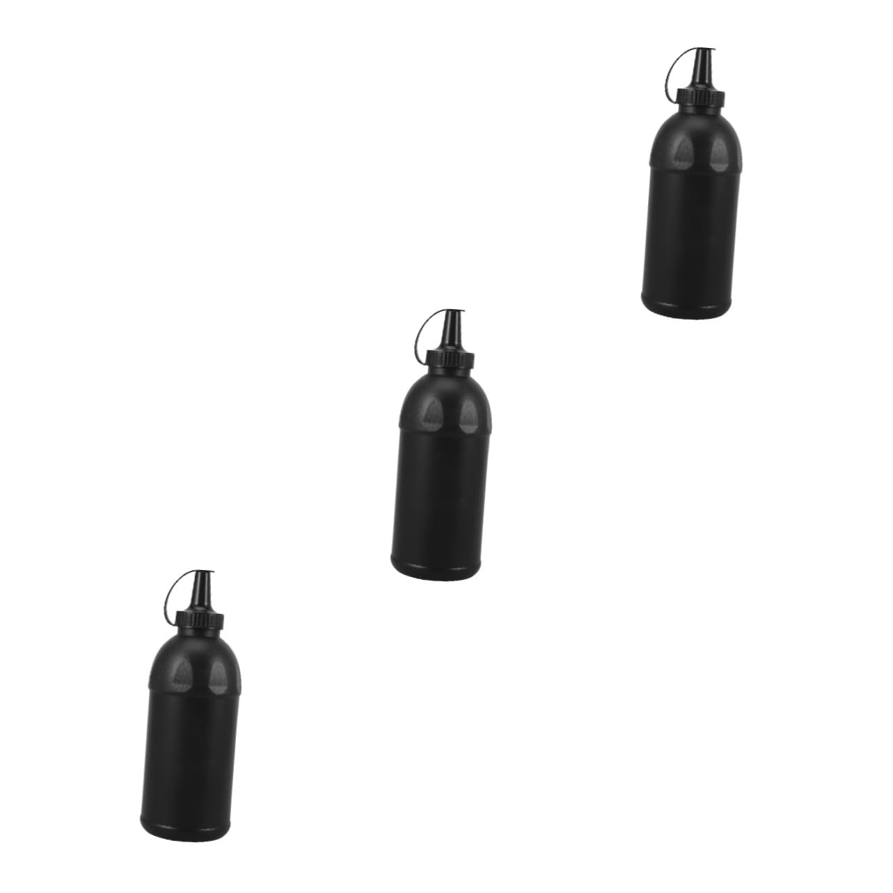 Milisten 5pcs 600ml Plastic Bead Bottle Toy Beads Storage Game Accessory Outdoor Accessory Smooth Surface