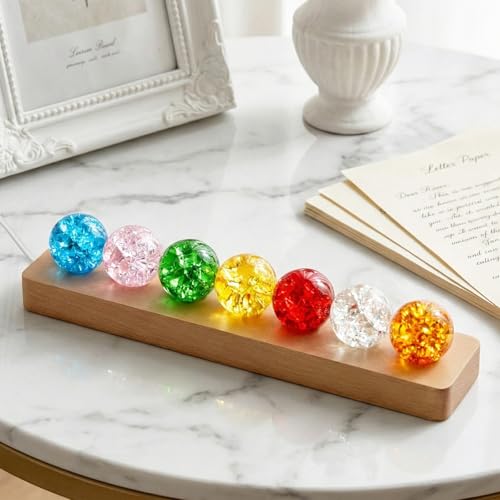 Boule de cristal 3D rotative lumineuse pour creer une ambiance astronomique dans le salon