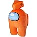TOMY Imposteur Orange, géante pour Enfant et Adultes, 30 Cm, Jouets en Peluche A Collectionner Among Us, E73441, Multicoloured