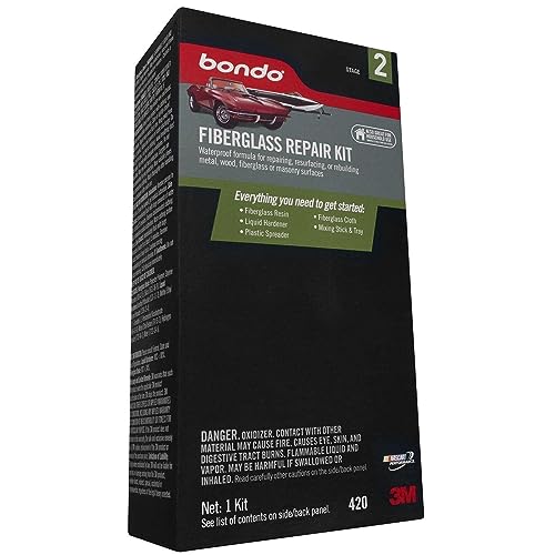 8-oz Fiberglass Repair Kits, Set of 6
