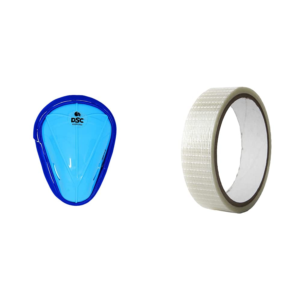 DSC 1500428 Attitude Cricket Abdominal Guard Mens (Color May Vary)+DSC Fiberglass Cricket Bat Tape-picture-11