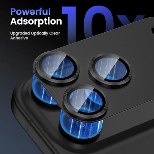 Image of Camera Lens Protector Tempered Glass for iPhone 17 Pro Max - Alloy Metal Cover with Tempered Glass - Scratch Resistant, Easy Installation