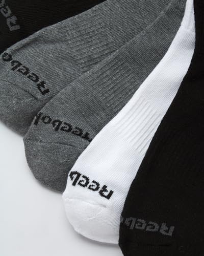 Reebok Boys' Quarter Socks - 12 Pack Stretch Performance Quarter Cut Arch Support Socks - Cushioned Athletic Socks for Boys4