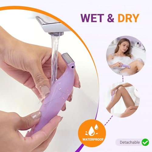 Rasoir electrique jambes et corps pubien etanche haute precision - 6