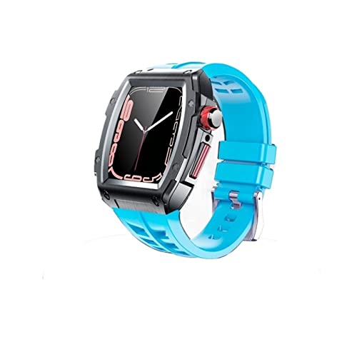 Kit de modification Apple Watch 45mm bracelet silicone pour un look sport chic au quotidien
