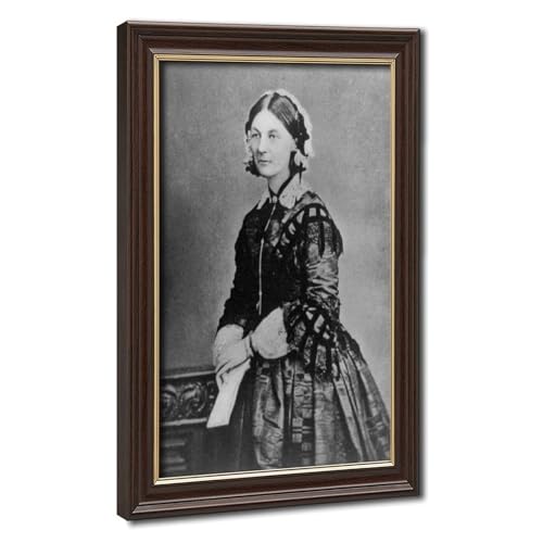 Portrait Florence Nightingale décoration murale bureau cadre à suspendre
