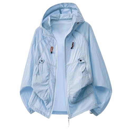 Chubasquero impermeable de mujer con corte holgado y diseño de chaqueta ligera para otoño