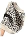 Floerns Girls Heart Print Sleeveless Sweater Vest V Neck Knitwear Tank Top Beige Cheetah 10Y