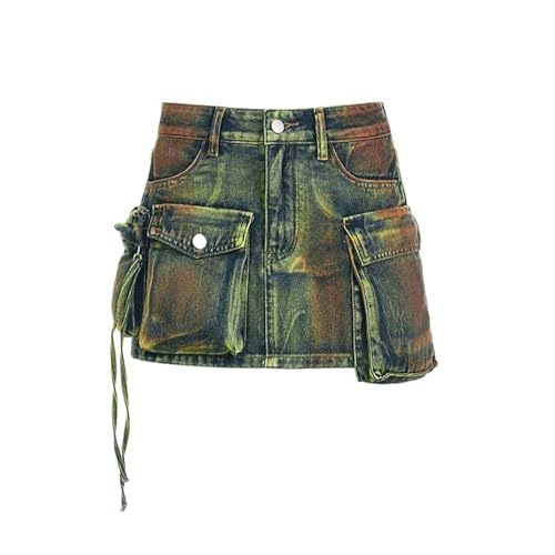 Jupes en jean pour femme à poches multiples idéales pour les sorties urbaines