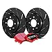 EBC S4KF1296 Stage-4 Signature Brake Kit, BLACK