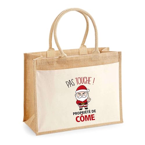 Sac de course Planetee avec motif humour insolite de Noël pour adulte