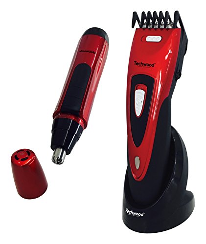 Preisvergleich Produktbild Techwood TTN-885 Haarschneider + Nasenhaar-Epilierer
