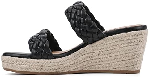 WHITE MOUNTAIN Women's Yoyo Platform Sandal, Black/Smooth, 7 M | Image 3