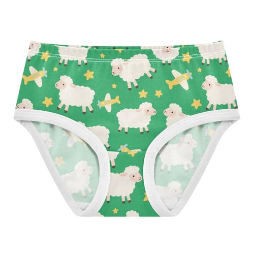 Sheep Star Plane Toddler Girls's Underwear 2T 2300671