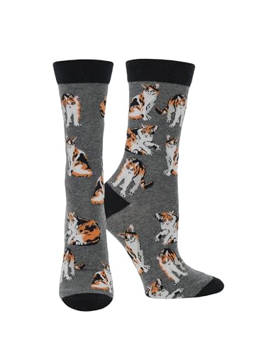 Calico Cat Socks for Women - Gift for Cat Lovers