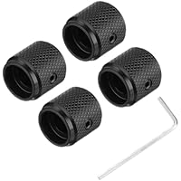 QUARKZMAN 4PCS Perillas de Guitarra de Metal, Perillas de
