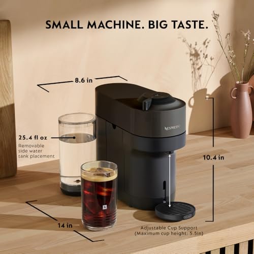 Image of Nespresso Vertuo Pop+ Coffee Machine & Samra Origins Pods by De'Longhi