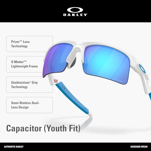 Image of Oakley Capacitor OJ9013 Rectangle Junior Sunglasses for Boys for Girls