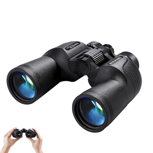 ZIYOUHU 10X50 Binoculars for Adults, Durable & HD High Powered Binocular Telescope with FMC Coating Lens and Protective Rubber Armor Optics Binocular for Camping,Hunting,Bird Watching ZIYOUHU 10X50 Binoculars for Adults, Durable & HD High Powered Binocular Telescope with FMC Coating Lens and Protective Rubber Armor Optics Binocular for Camping,Hunting,Bird Watching