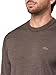Lacoste Men's Merino Wool Crew Neck Sweater, Opium, X-Large