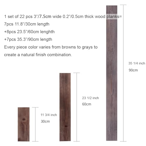 Paneles de madera autoadhesivos de madera real en tablones macizos para decoracion de paredes 5