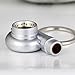 maycom Creative Spinning New Chrome Matte Silver Turbo Turbocharger Keychain Key Chain Ring Keyring Keyfob,make Whistle Sound