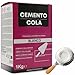 TECHZOCO Cemento Cola Blanco en polvo, Preparado de cemento, Producto en polvo, Indicado para para colocación y encolado de azulejos, Uso interior y exterior, Color Blanco, Contiene 1 Kg