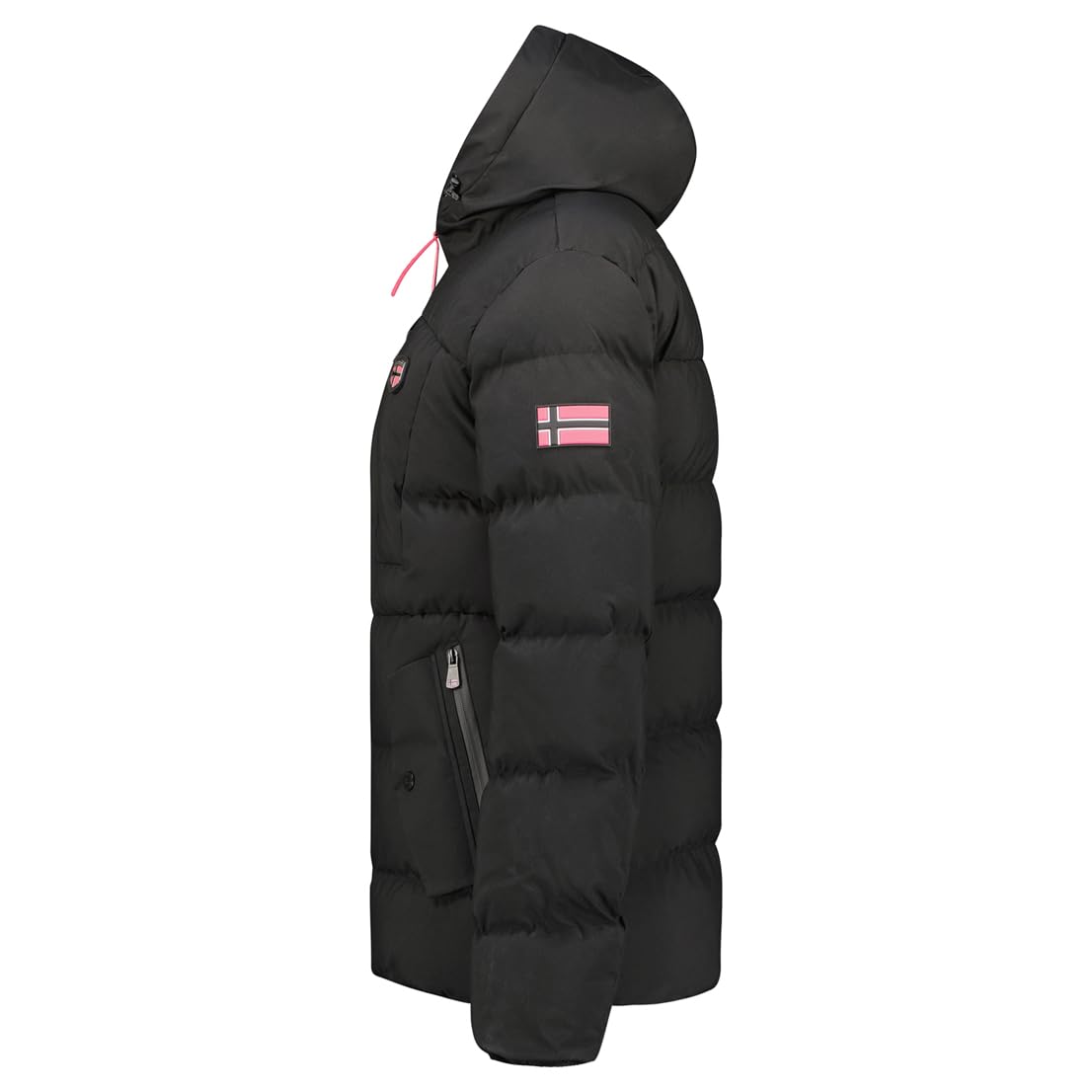 Geographical Norway Parka da donna modello CACHOT colore nero taglia M, Nero , M