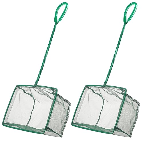 Pawfly-Aquarium-Fish-Net-with-Braided-Metal-Handle-Square-Net-with-Soft-Fine-Mesh-Sludge-Food-Residue-Wastes-Skimming-Cleaning-Net-for-Fish-Tanks-Small-Koi-Ponds-and-Pools Pawfly Aquarium Fish Net with Braided Metal Handle Square Net with Soft Fine Mesh Sludge Food Residue Wastes Skimming Cleaning Net for Fish Tanks Small Koi Ponds and Pools - Image 1