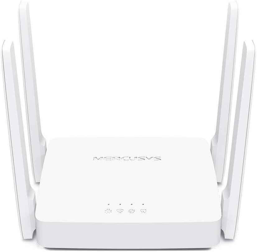 Mercusys AC10, AC1200 Mbps MU-MIMO, Beamforming, All-in-one ( Router, Access Point, Range Extender) Modes, Easy to Setup with Mobile App, Dual-Band Wi-Fi 5 Router