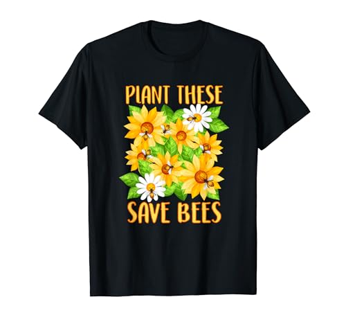 Save Bees Plant These�q�}�����}���[�S�[���h�ԕ���z�� T�V���c