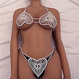 Esta cadena es lujosa, hermosa y se ve brillante. Adecuado para una variedad de desgaste: fiesta, club nocturno, cita, día de San Valentín, amantes, pareja.