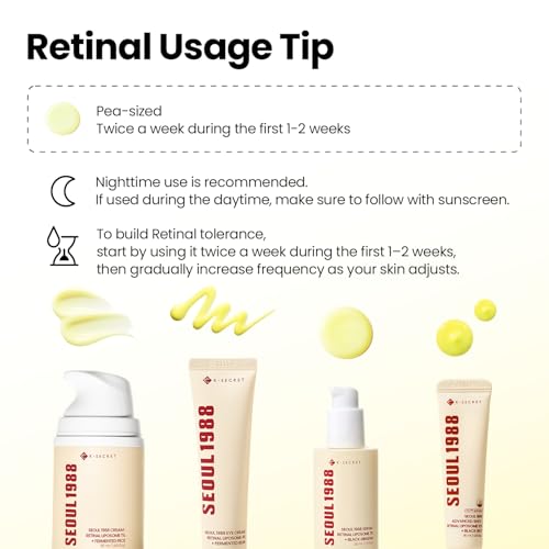 Image of K-SECRET SEOUL 1988 Retinal Cream - Formulated with Advanced Retinal Liposome 1% and Fermented Rice Extract | Daily Fine Lines and Skin Texture Care | Korean Skincare, 50ml / 1.69 fl oz