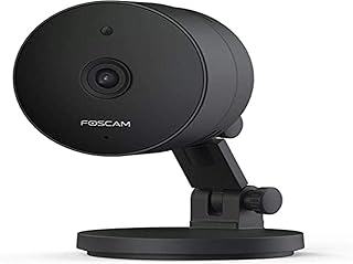 Foscam C2M Dual Band WiFi Indoor Security Camera - 1080P HD Wide Angle View, AI Human Detection, Night Vision, 2-Way Audio, Magnetic Bracket - Works with Alexa