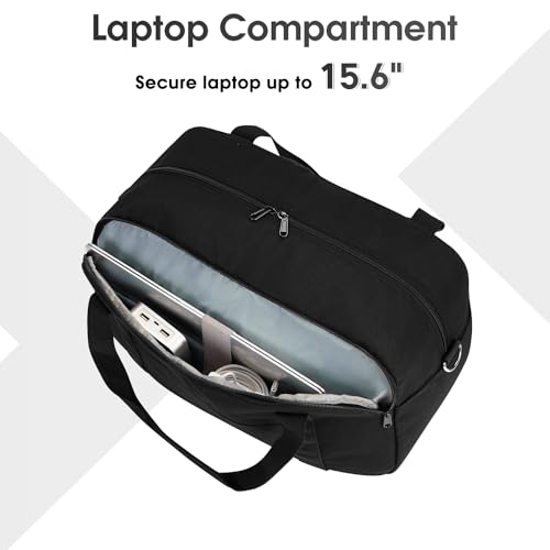 Narwey Carry On Bag Underseat For Airplane With Wet Pocket Spirit Airlines Personal Item Bag 18X14X8 Travel Duffel Bag Small Gym Bag Weekender Overnight For Women And Men thumb #4