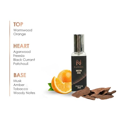 Image of Moon Oud Luxury Parfum for Men | Woody Amber Oud Fragrance | Premium Pocket Size Perfume | Travel Friendly | Ideal for Date Nights & Special Occasions