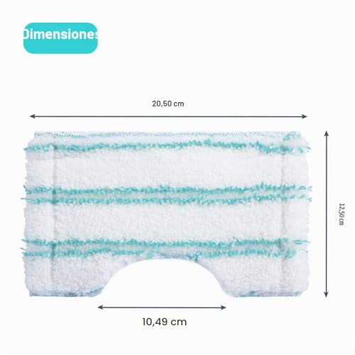 Mopa de microfibra lavable para baño y azulejos, recambio de cabezal resistente 8