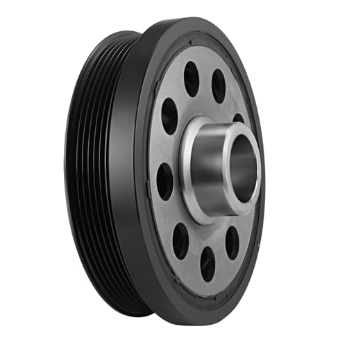 ISINEVER CRANKSHAFT PULLEY FIT FOR BMW 1 3 5 X1 X3 116D 118D 120D 316D 318D 320D 520D E60 N47 E81 E82 E83 E84 E87 E88 E90 E91 E92 E93 11237823191 11237799153 11237797995