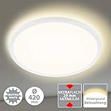 led deckenleuchten strahler Dank der Funktion des indirekten Hintergrundbeleuchtungseffekts schafft die LED Deckenleuchte eine angenehme Atmosphäre und sorgt für eine optimale Ausleuchtung