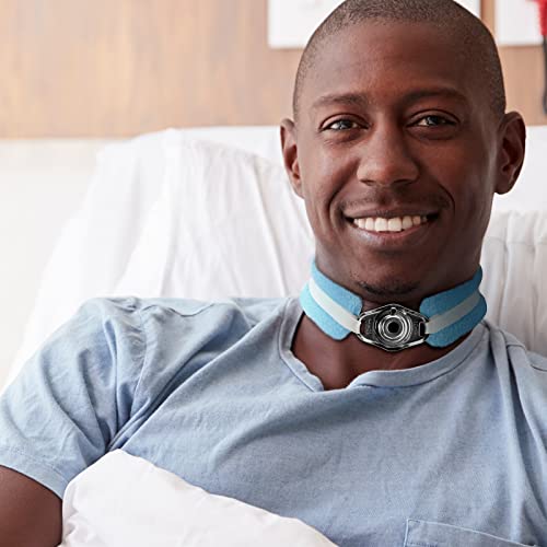 sosation 15 pcs tracheostomy tube holder adjustable tracheostomy supplies tube holder soft reusable care kits for men and women one size fits most people