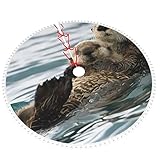 Anwendbare Szenen: Dieser charmante Weihnachtsbaumrock ist perfekt, um den Boden Ihres Hauses oder Büros während der gesamten Weihnachtszeit frei von Tannennadeln oder Saft zu halten. Ideal für Weihnachten, Halloween, Weihnachts-Cosplay, Promotionen, jährliche Zeremonien, Gemeinschaftsveranstaltungen, Bühnenshows, Urlaubspartys usw.