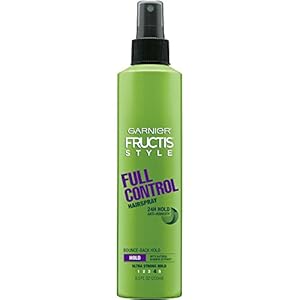 Garnier Fructis Style Full Control Anti-Humidity Hairspray, Non-Aerosol, 8.5 Fl Oz, 1 Count (Packaging May Vary)