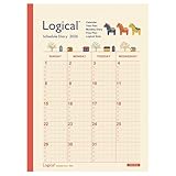 【2026年度版 手帳】 ナカバヤシ ロジカルダイアリー2026月間ノートタイプA／B5／ウマ NS-B502-26AE【PT1】