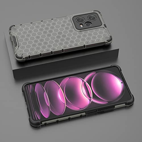 Image of Glasgow | for [ Mi Redmi Note 12 Pro 5G ] Stylish Look Pattern Back Case Cover for [ Mi Redmi Note 12 Pro 5G ] - Black