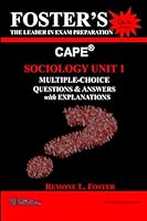 Foster's CAPE® Sociology Unit 1: Multiple Choice Questions & Answers: The Sociological Perspective (FOSTER’S CAPE® Questions & Answers Series) 9769645729 Book Cover