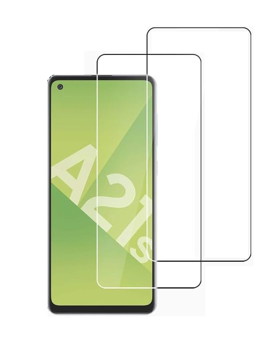 HQ-CLOUD lot de 2 Verres Trempés Pour Samsung Galaxy A21S.Film de Protection d'écran Transparent - Anti Rayures - Ultra Résistant Dureté 9H